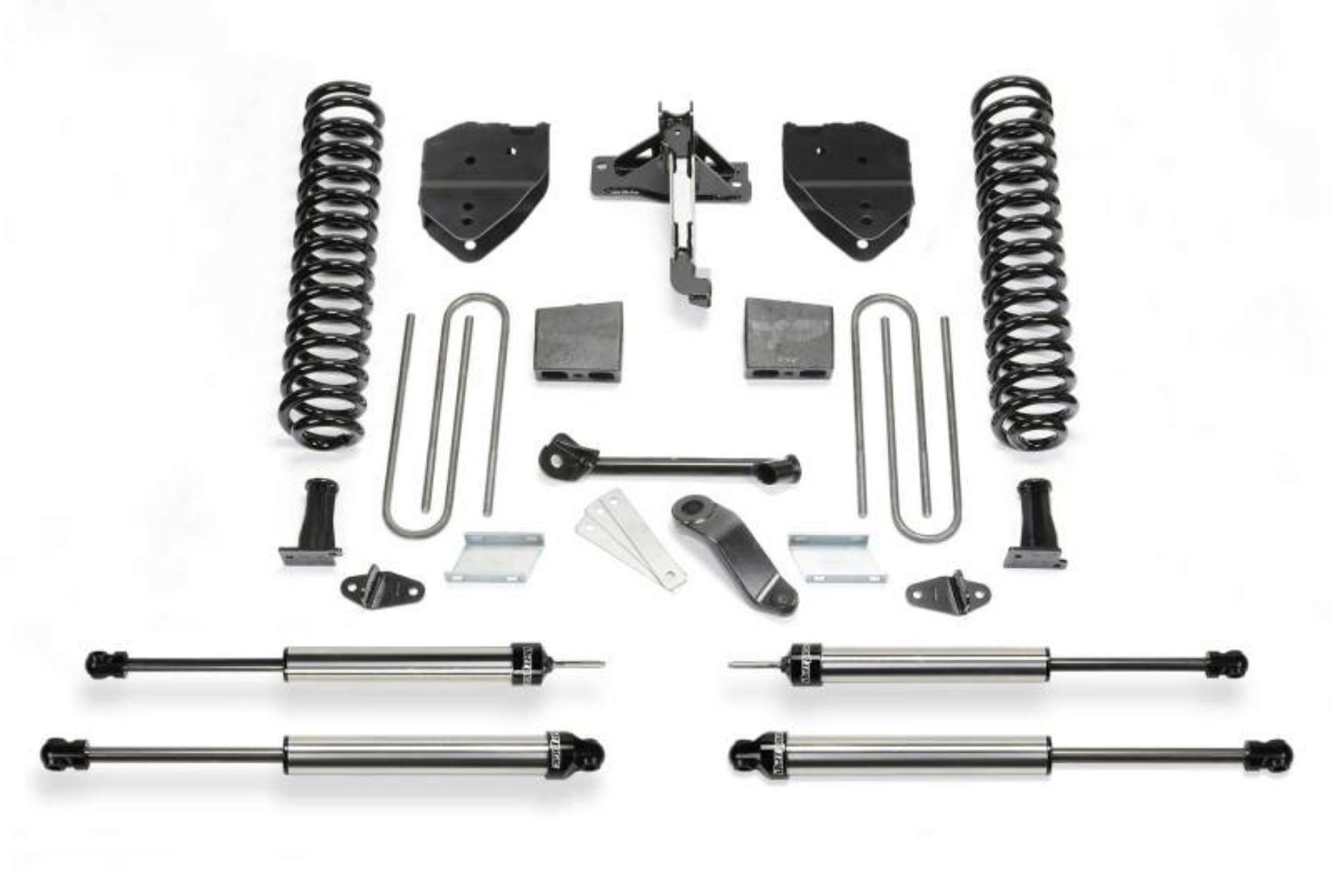 Picture of Fabtech 17-21 Ford F250-F350 4WD Diesel 4in Basic Sys w-Dlss Shks