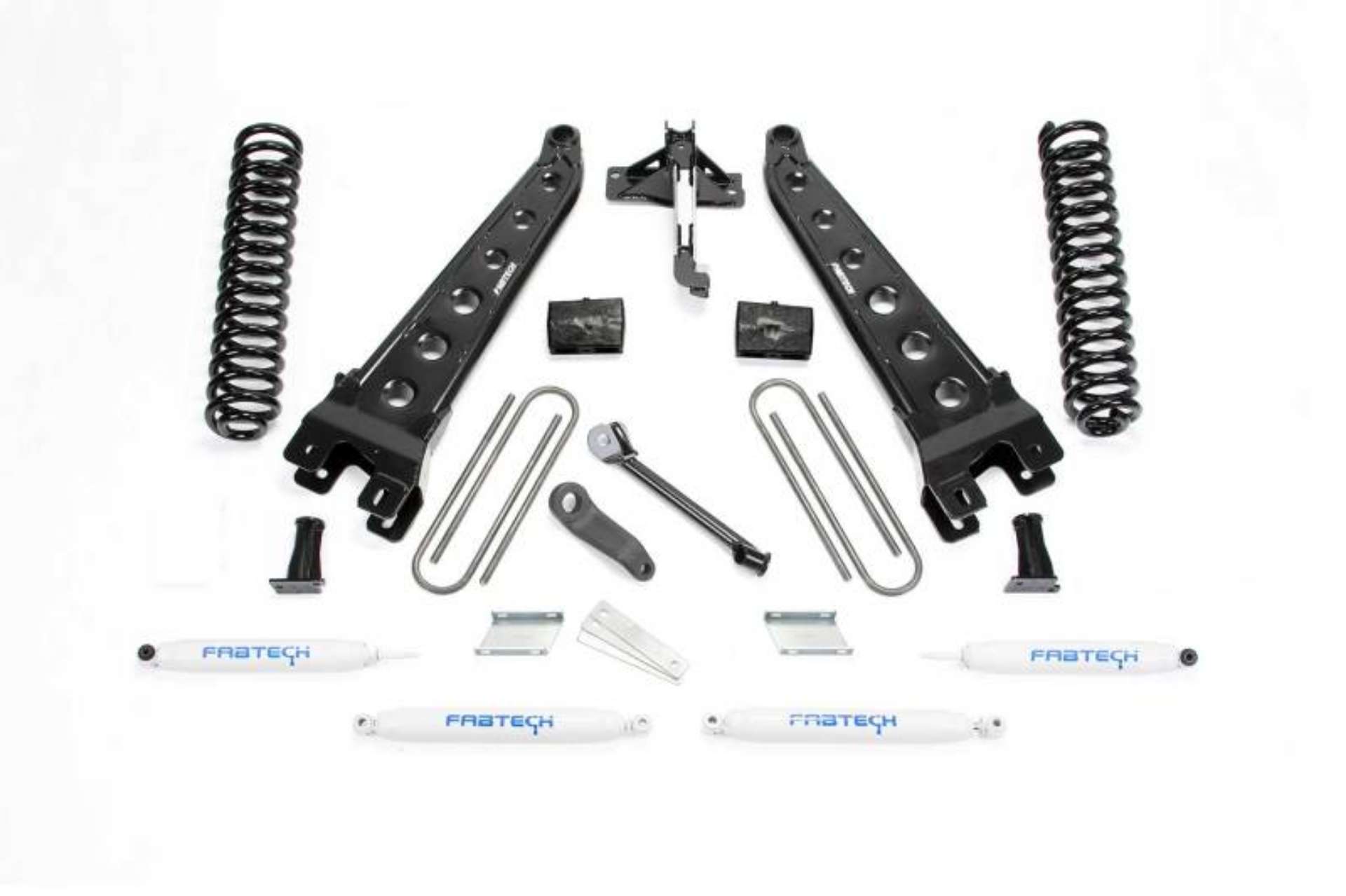 Picture of Fabtech 17-21 Ford F250-F350 4WD Diesel 4in Rad Arm Sys w-Coils & Perf Shks