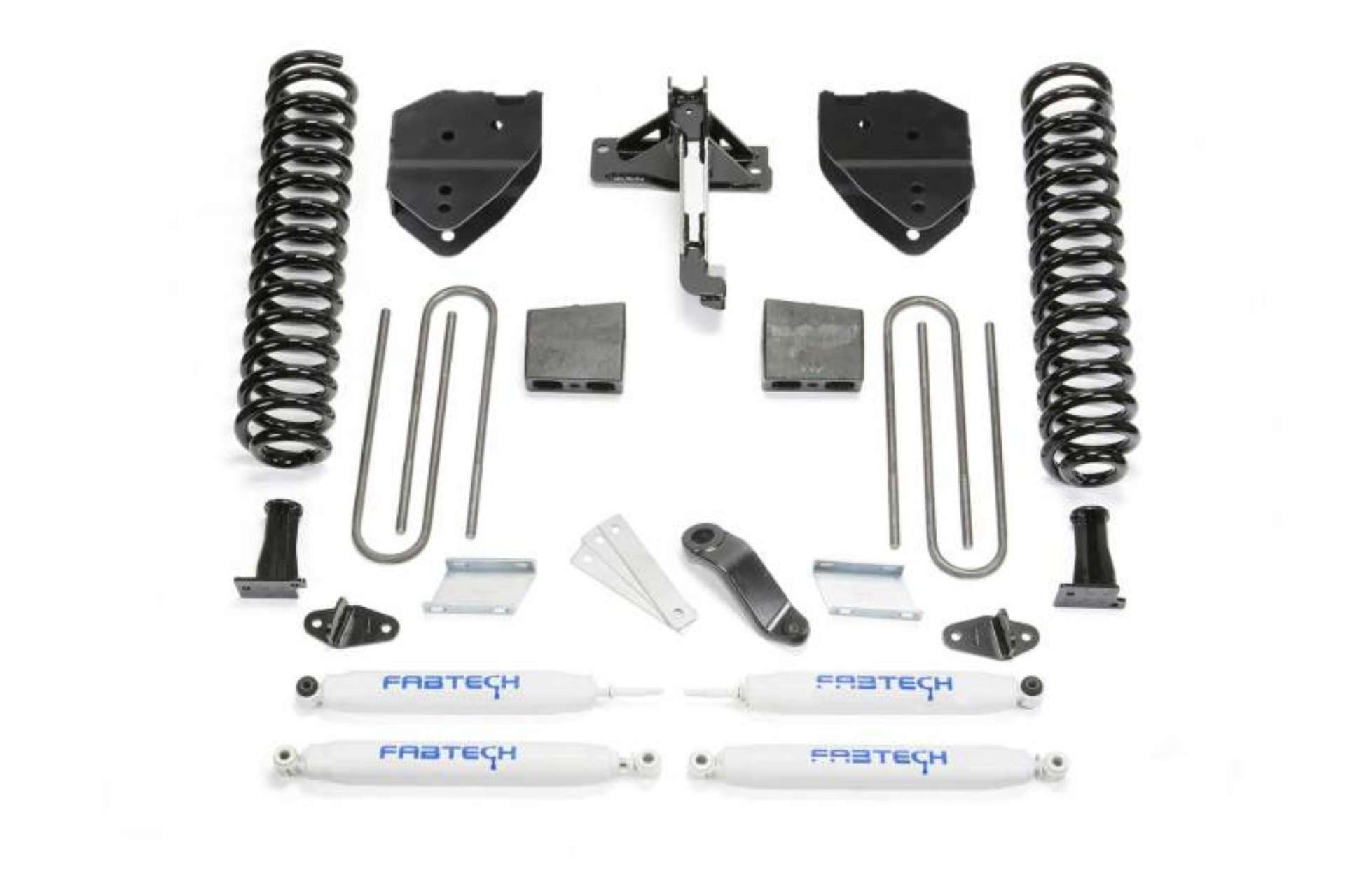 Picture of Fabtech 17-21 Ford F250-F350 4WD Diesel 6in Basic Sys w-Perf Shks