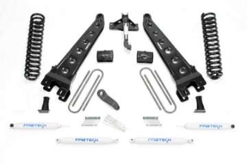 Picture of Fabtech 17-21 Ford F250-F350 4WD Gas 6in Rad Arm Sys w-Coils & Perf Shks