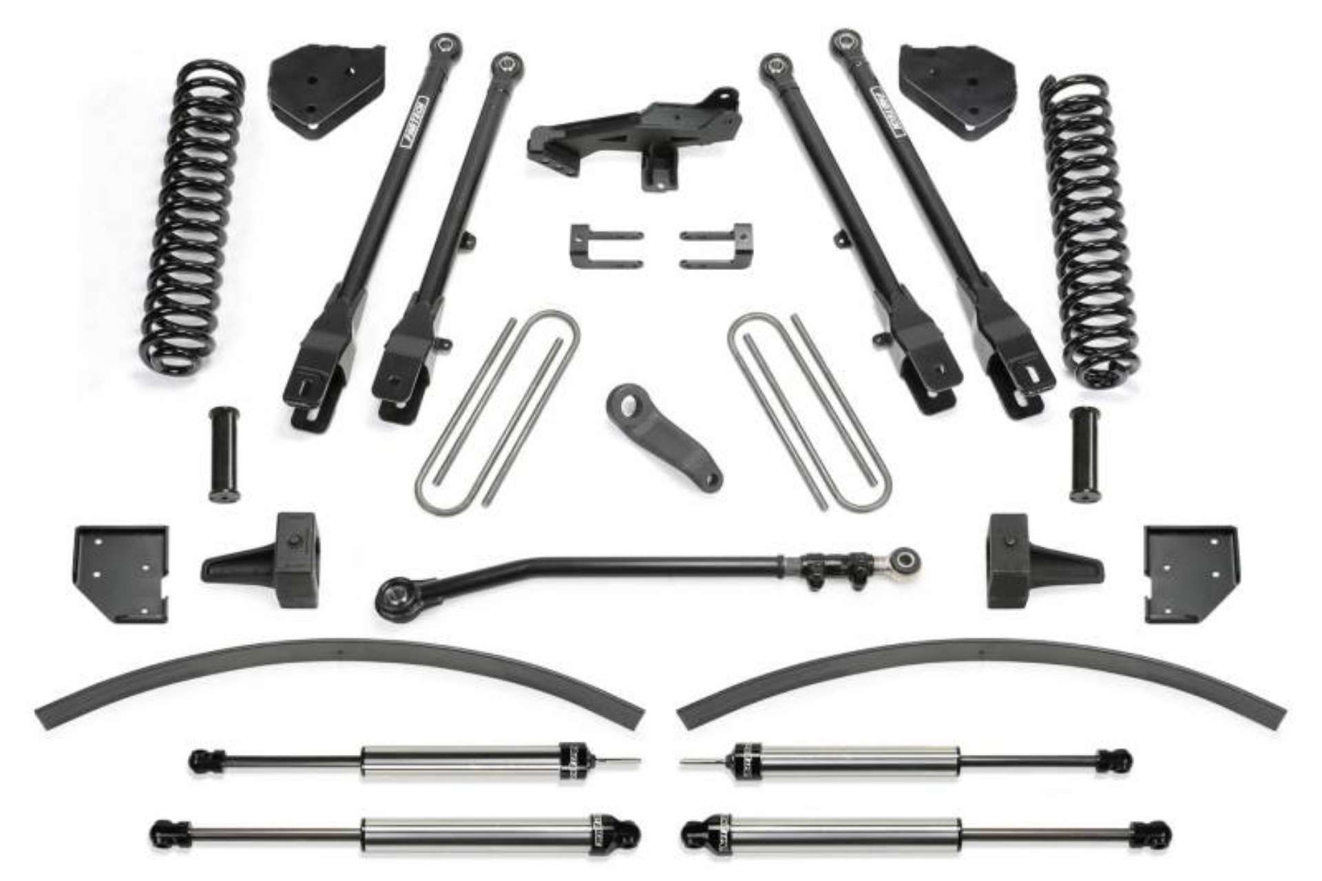 Picture of Fabtech 17-21 Ford F250-F350 4WD Diesel 8in 4Link Sys w-Coils & Dlss Shks