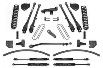 Picture of Fabtech 17-21 Ford F250-F350 4WD Diesel 8in 4Link Sys w-Coils & Stealth Shks