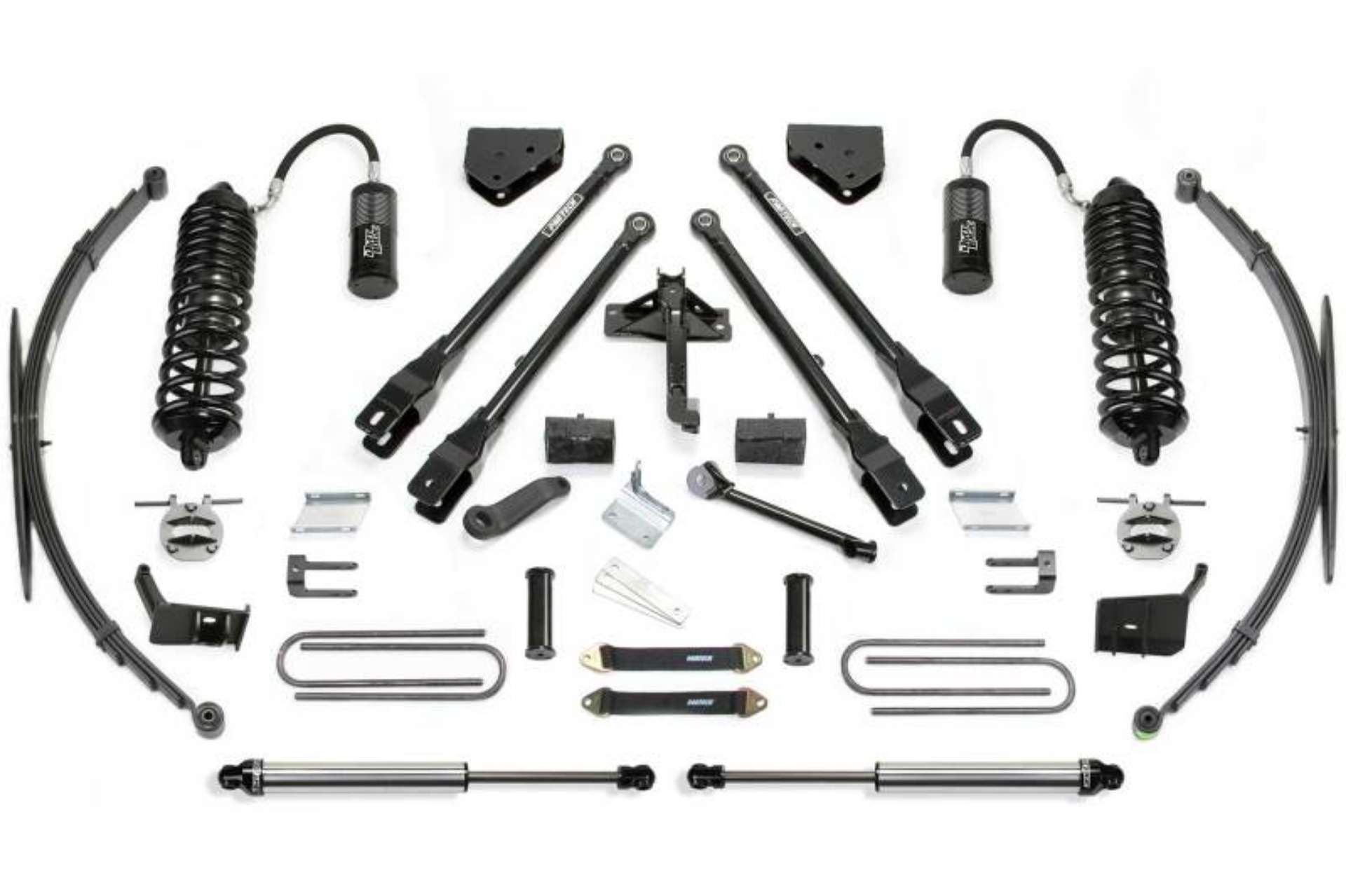 Picture of Fabtech 11-16 Ford F250-350 4WD 8in 4Link Sys w-4-0 R-R & 2-25 & Rr Lf Sprngs