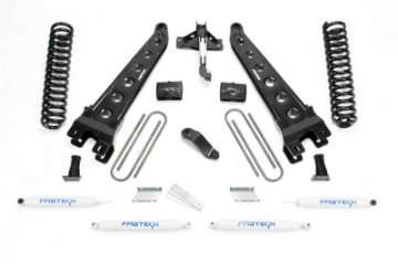 Picture of Fabtech 17 Ford F450-F550 4WD Diesel 6in Rad Arm Sys w-Coils & Perf Shks