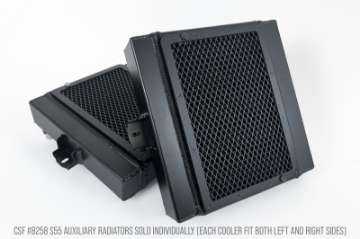 Picture of CSF BMW F8X M3-M4-M2C Auxiliary Radiators w- Rock Guards Sold Individually - Fits Left and Right