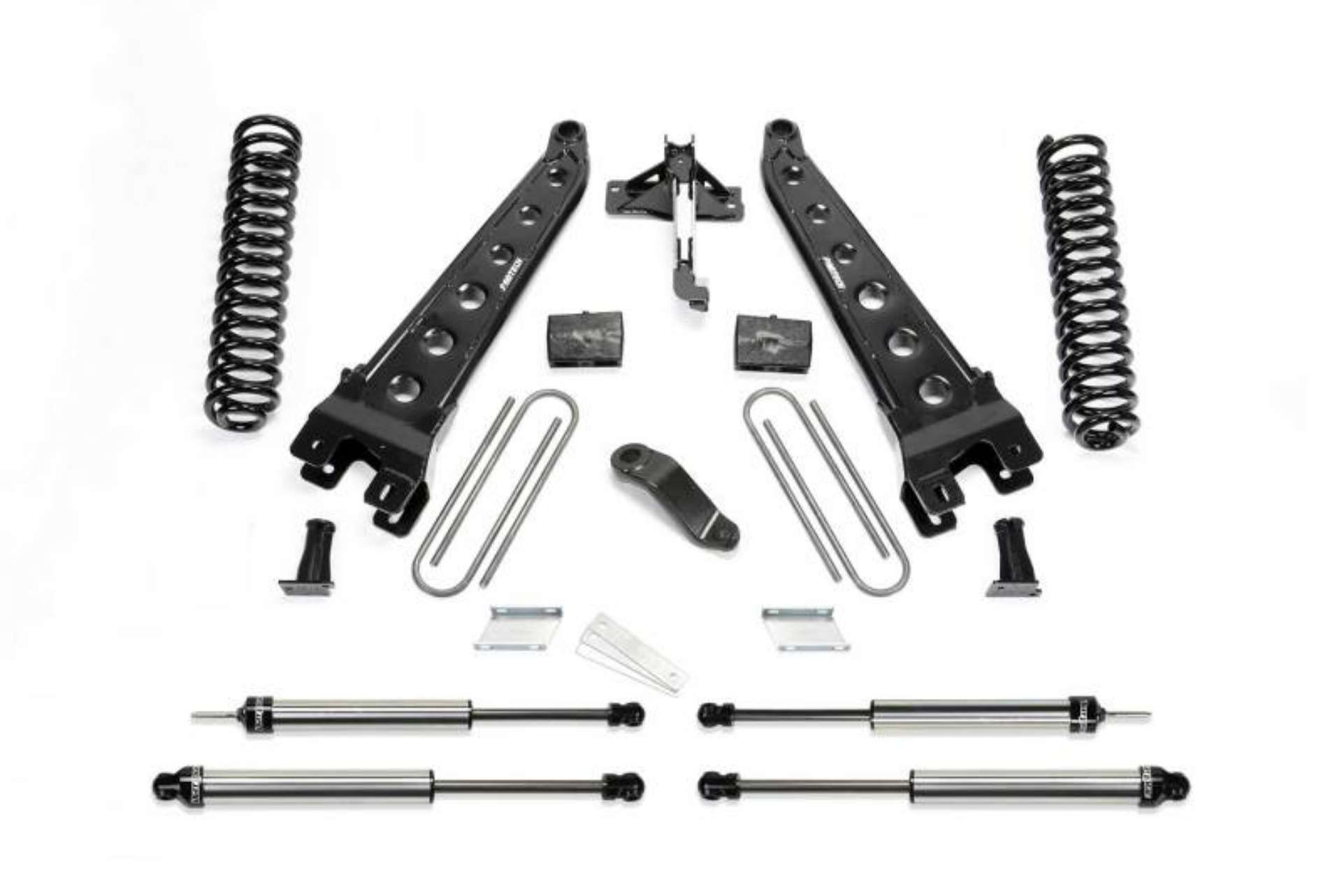 Picture of Fabtech 18 Ford F450-F550 4WD Diesel 6in Rad Arm Sys w-Coils & Dl Shks