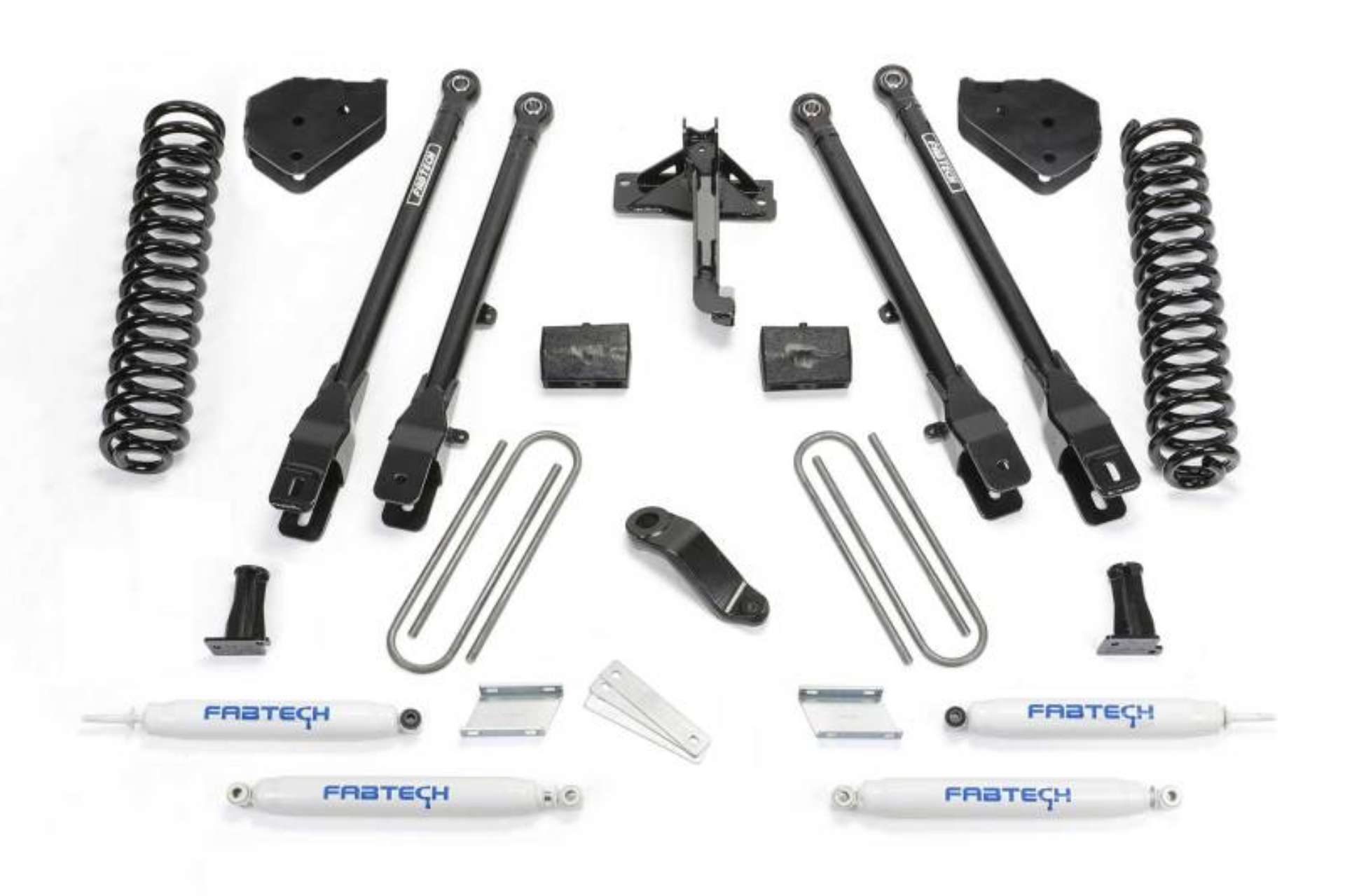 Picture of Fabtech 18 Ford F450-F550 4WD Diesel 6in 4Link Sys w-Coils & Perf Shks