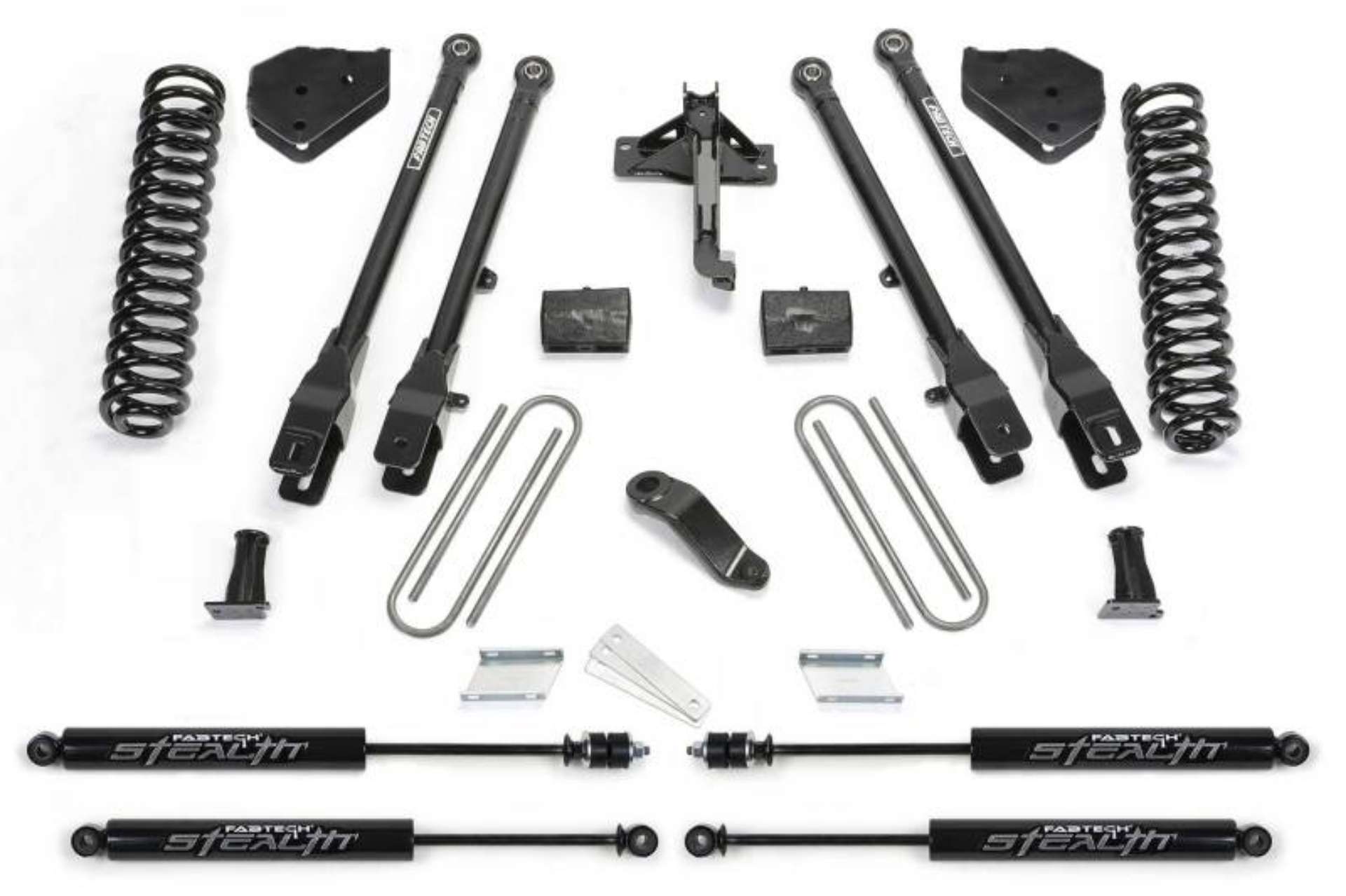 Picture of Fabtech 18 Ford F450-F550 4WD Diesel 6in 4Link Sys w-Coils & Stealth