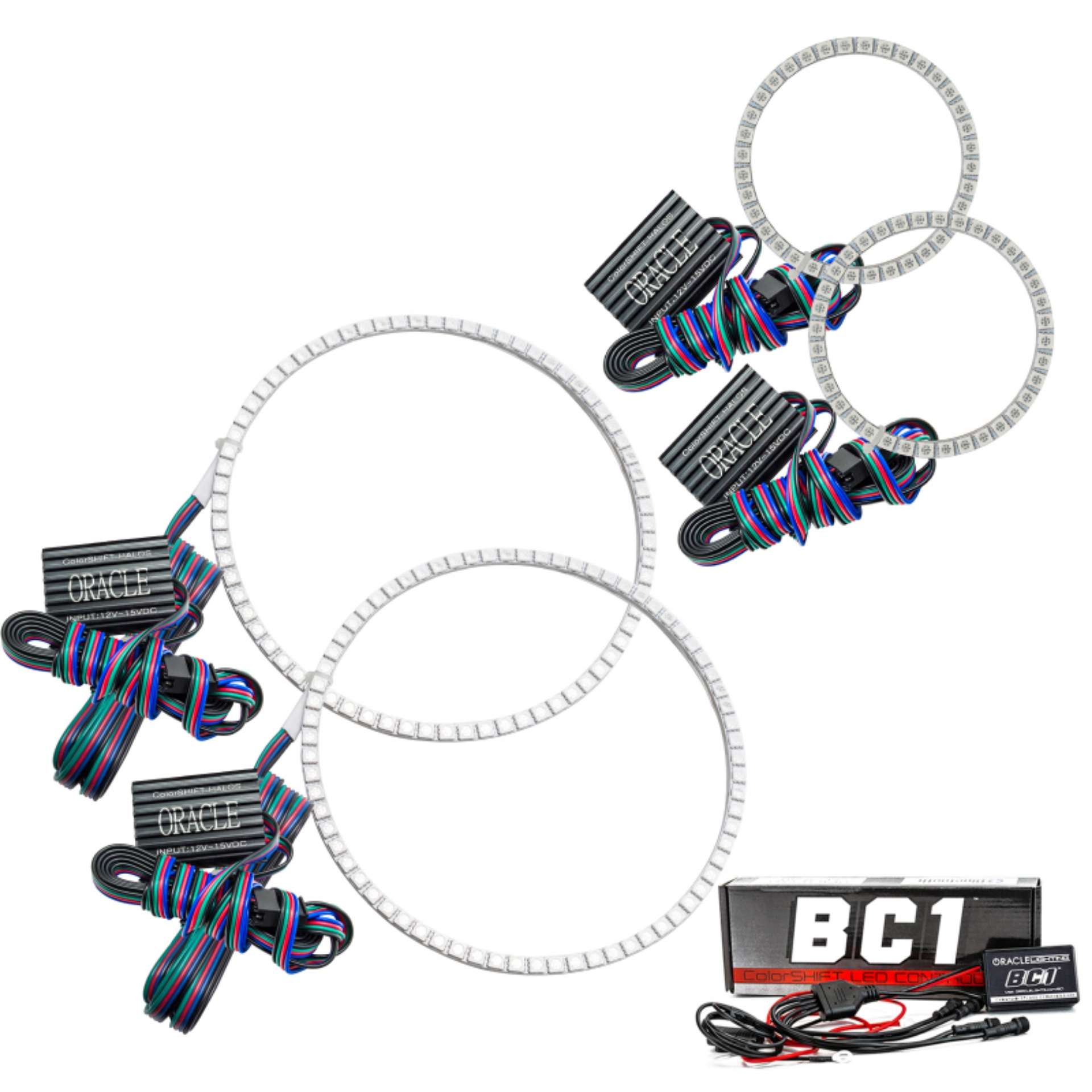 Picture of Oracle Volkswagen Golf GTI 98-04 Halo Kit - ColorSHIFT w- BC1 Controller SEE WARRANTY