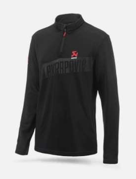 Picture of Akrapovic Mens Corpo Turtleneck Zip Black - Medium