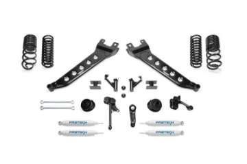 Picture of Fabtech 14-18 Ram 2500 4WD 5in Radius Arm Kit w-Perf Shks