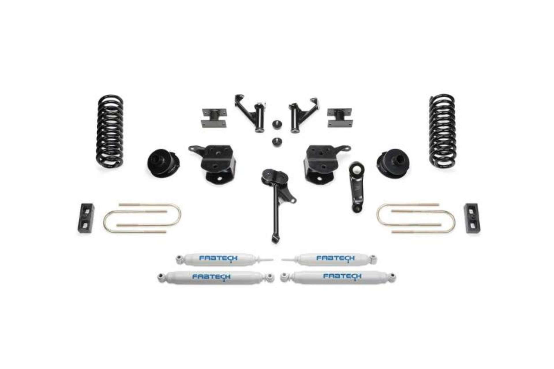 Picture of Fabtech 13-18 Ram 3500 4WD 5in Basic Kit w-Perf Shks