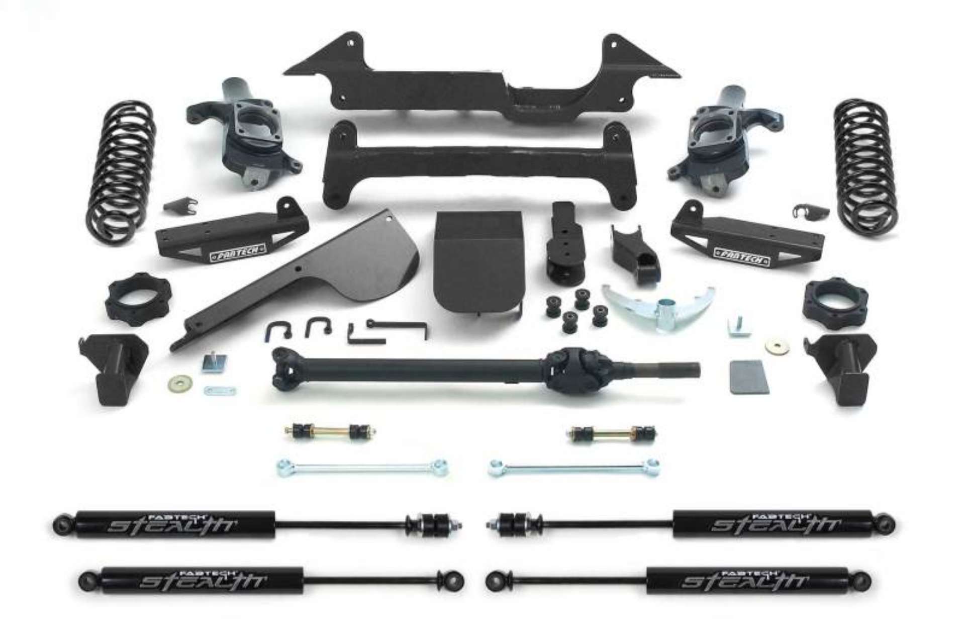 Picture of Fabtech 03-08 Hummer H2 Suv-Sut 4WD w-Rr Coil Springs 6in Perf Sys w-Stealth