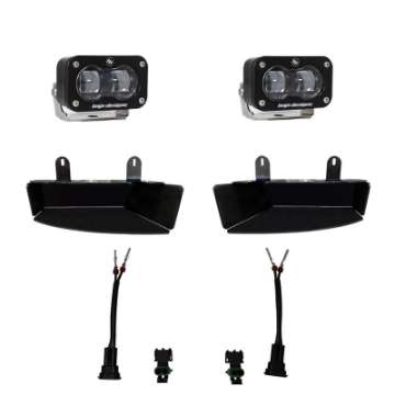 Picture of Baja Designs 19-22 Dodge RAM 2500-3500 S2 SAE Fog Pocket Light Kit - Clear