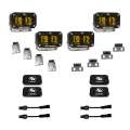 Picture of Baja Designs 21-22 Ford F-150 Raptor S2 SAE Dual Fog Pocket Light Kit - Amber