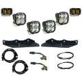 Picture of Baja Designs 17-20 Ford F-150 Raptor S2 SAE Sportsmen Fog Pocket Kit - Amber