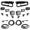 Picture of Baja Designs 21-22 Ford Bronco w-Steel Bumper S2 SAE Sportsmen Fog Pocket Light Kit - Clear