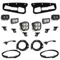 Picture of Baja Designs 21-22 Ford Bronco w-Steel Bumper S2 SAE Sportsmen Fog Pkt Light Kit w-Upfitter - Clear