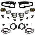 Picture of Baja Designs 21-22 Ford Bronco w-Steel Bumper S2 SAE Sportsmen Fog Pocket Light Kit - Amber