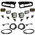 Picture of Baja Designs 21-22 Ford Bronco w-Steel Bumper S2 SAE Sportsmen Fog Pkt Light Kit w-Upfitter - Amber