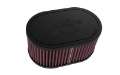 Picture of K&N 2-1-8in DUAL FLG 6-1-4 X 4inOD 3inH Universal Clamp-On Air Filter