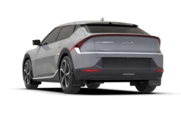 Picture of Rally Armor 22-24 Kia EV6 Black UR Mud Flap Dark Grey Logo