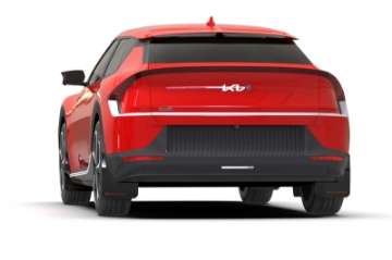 Picture of Rally Armor 22-24 Kia EV6 Black UR Mud Flap Red Logo