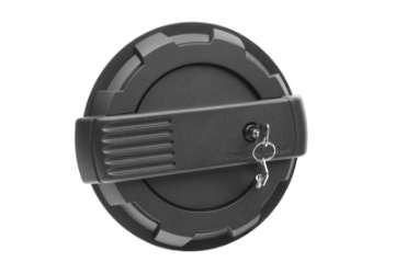 Picture of Rugged Ridge 19-23 Jeep Wrangler JL Elite Locking Fuel Door - Black