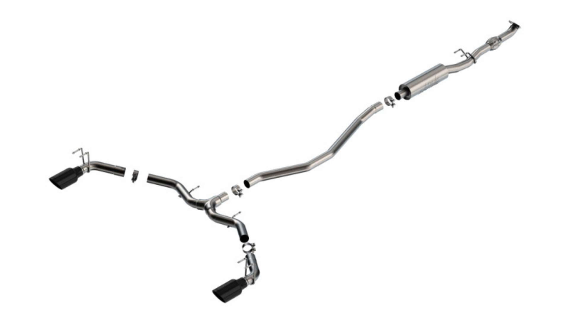 Picture of Borla 2023 Integra-22-23 Civic Si 1-5L 4 CYL- MT FWD 4DR 2-50in S-Type Catback Exhaust Black Chrome