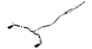 Picture of Borla 2023 Integra-22-23 Civic Si 1-5L 4 CYL- MT FWD 4DR 2-50in S-Type Catback Exhaust Black Chrome