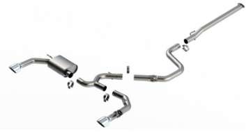 Picture of Borla 22-23 Hyundai Elantra N 2-0L 4 CYL- Turbo AT-MT ATAK Catback Exhaust Bright Chrome