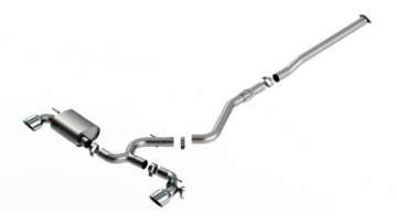 Picture of Borla 22-23 Hyundai Kona N 2-0L 4 CYL- Turbo AT-MT ATAK Catback Exhaust Bright Chrome