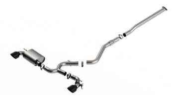 Picture of Borla 22-23 Hyundai Kona N 2-0L 4 CYL- Turbo AT-MT ATAK Catback Exhaust Black Chrome