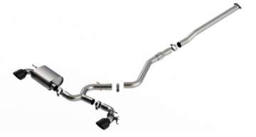 Picture of Borla 22-23 Hyundai Kona N 2-0L 4 CYL- Turbo AT-MT ATAK Catback Exhaust Black Chrome