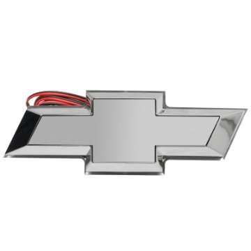 Picture of Oracle Illuminated Bowtie - Silver Ice Metallic - Red