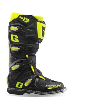 Picture of Gaerne SG12 Boot Black-Fluorescent Yellow Size - 9-5