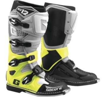 Picture of Gaerne SG12 Boot Grey-Fluorescent Yellow-Black Size - 13