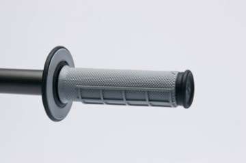 Picture of Renthal MX Dual Compound Grips 1-2 Waffle - Grey- Black