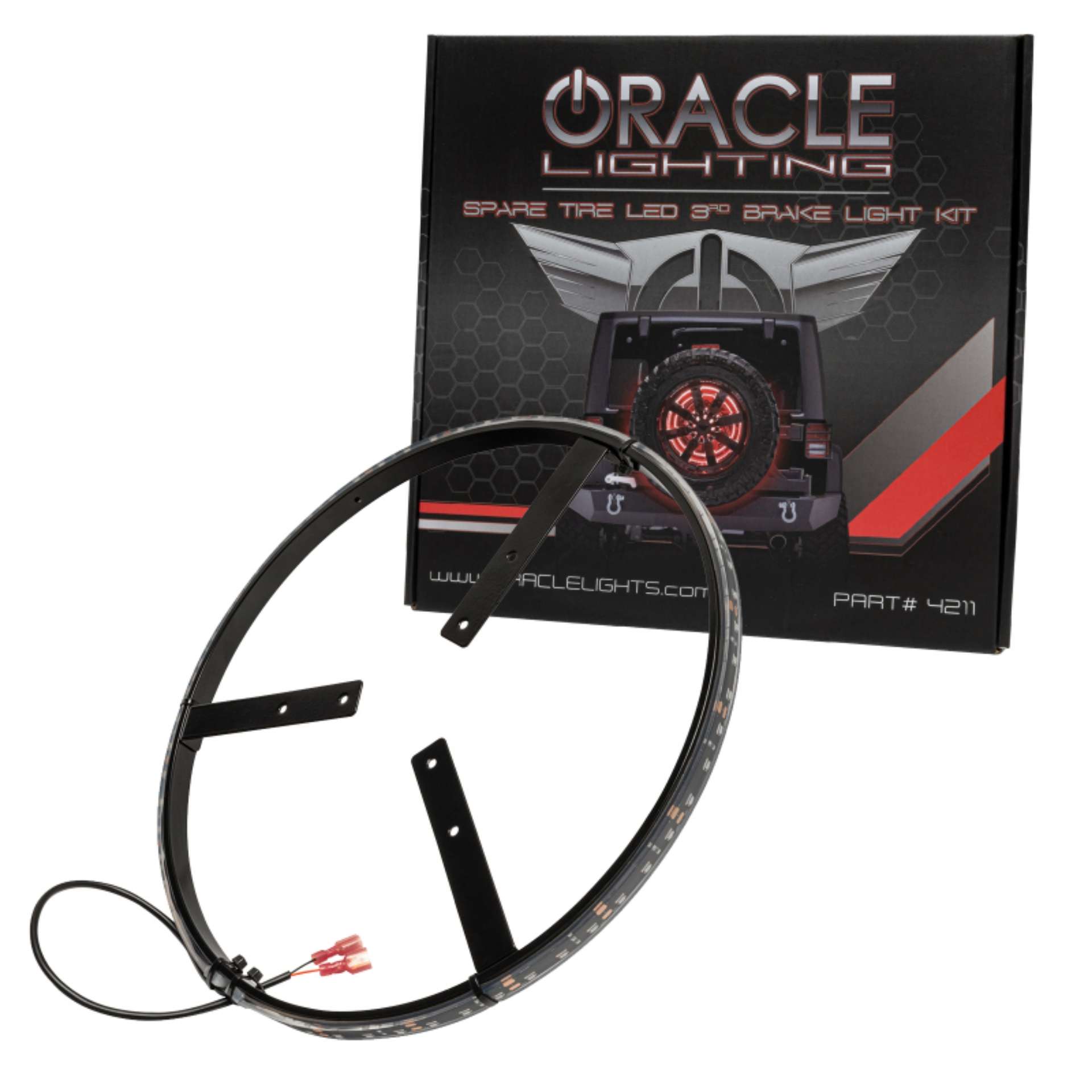 Picture of Oracle LED Illuminated Wheel Ring 3rd Brake Light - Red SEE WARRANTY