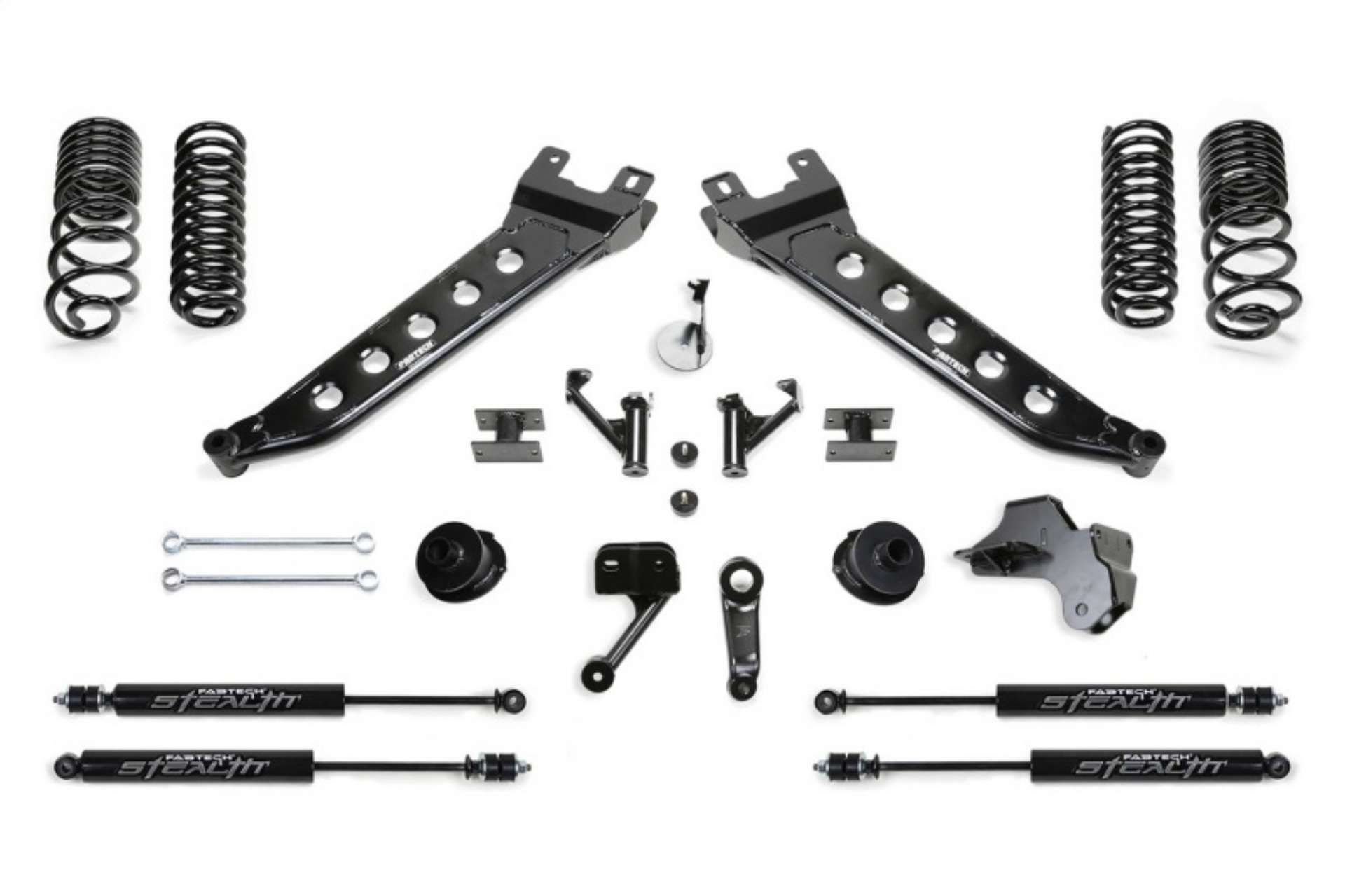 Picture of Fabtech 19-22 Ram 2500 4WD 5in Radius Arm Kit w-Stealth