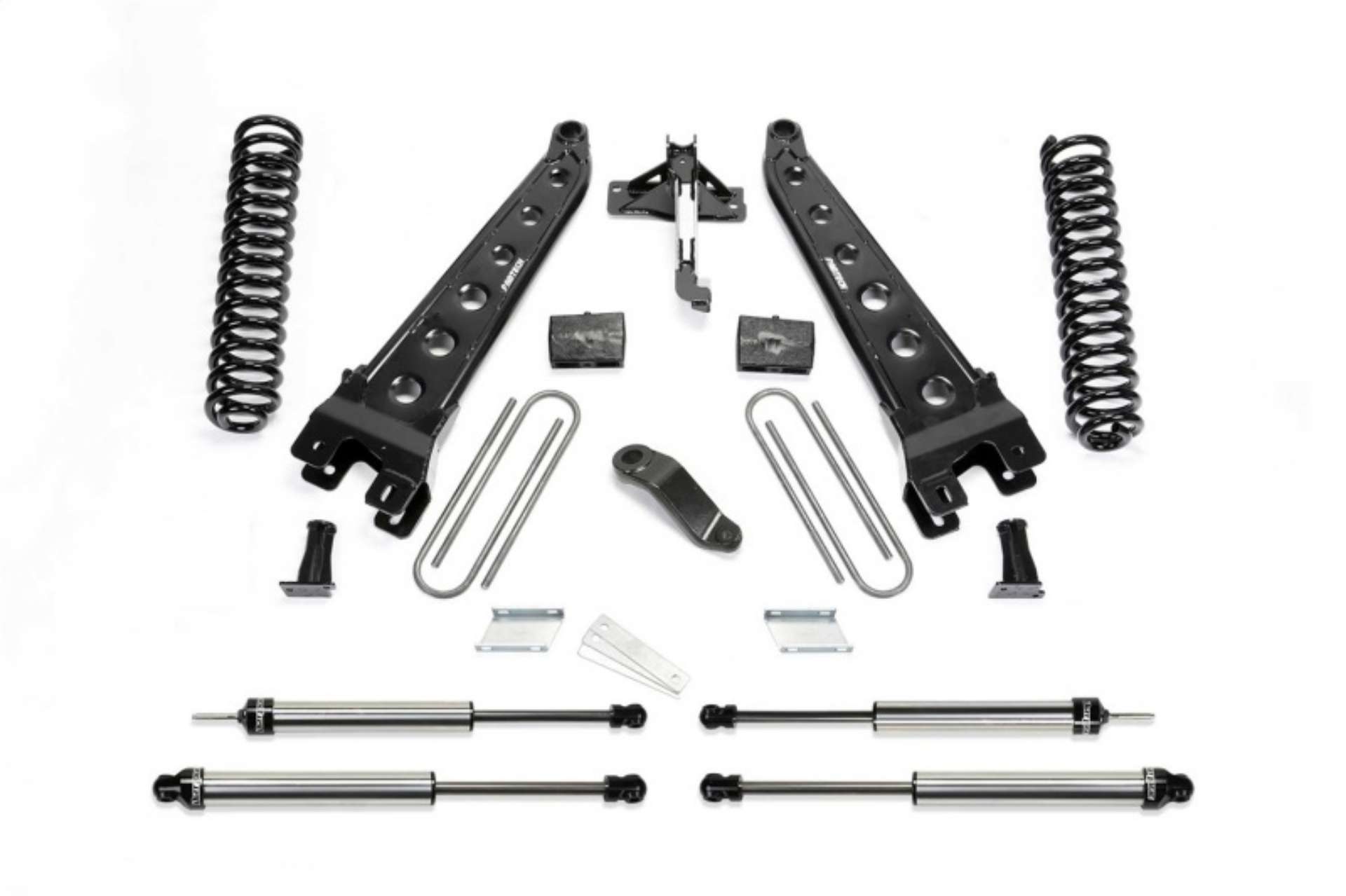 Picture of Fabtech 19-20 Ford F450-F550 4WD Diesel 6in Rad Arm Sys w-Coils & Dl Shks