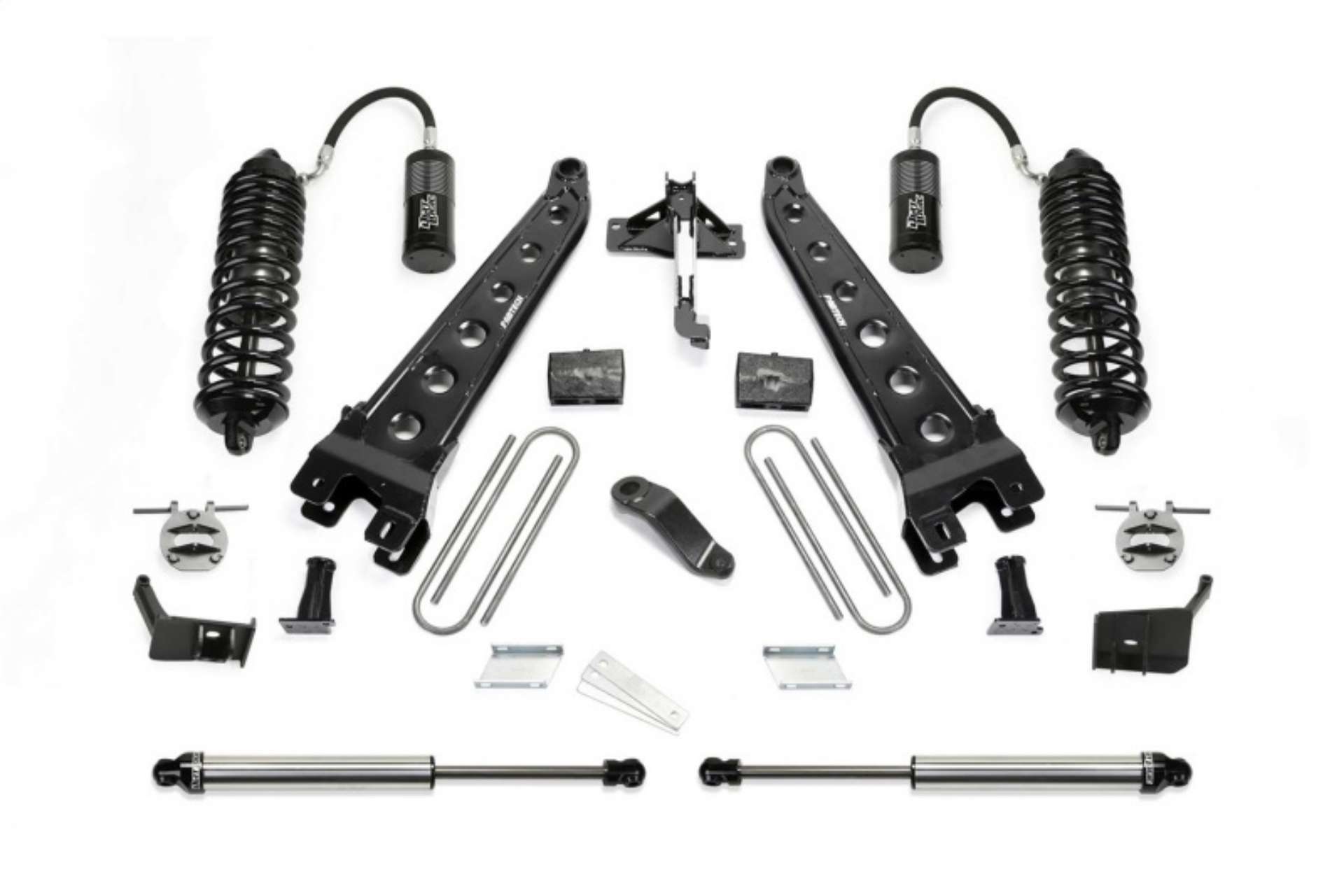 Picture of Fabtech 19-20 Ford F450-F550 4WD Diesel 6in Rad Arm Sys w-4-0 & 2-25Dl