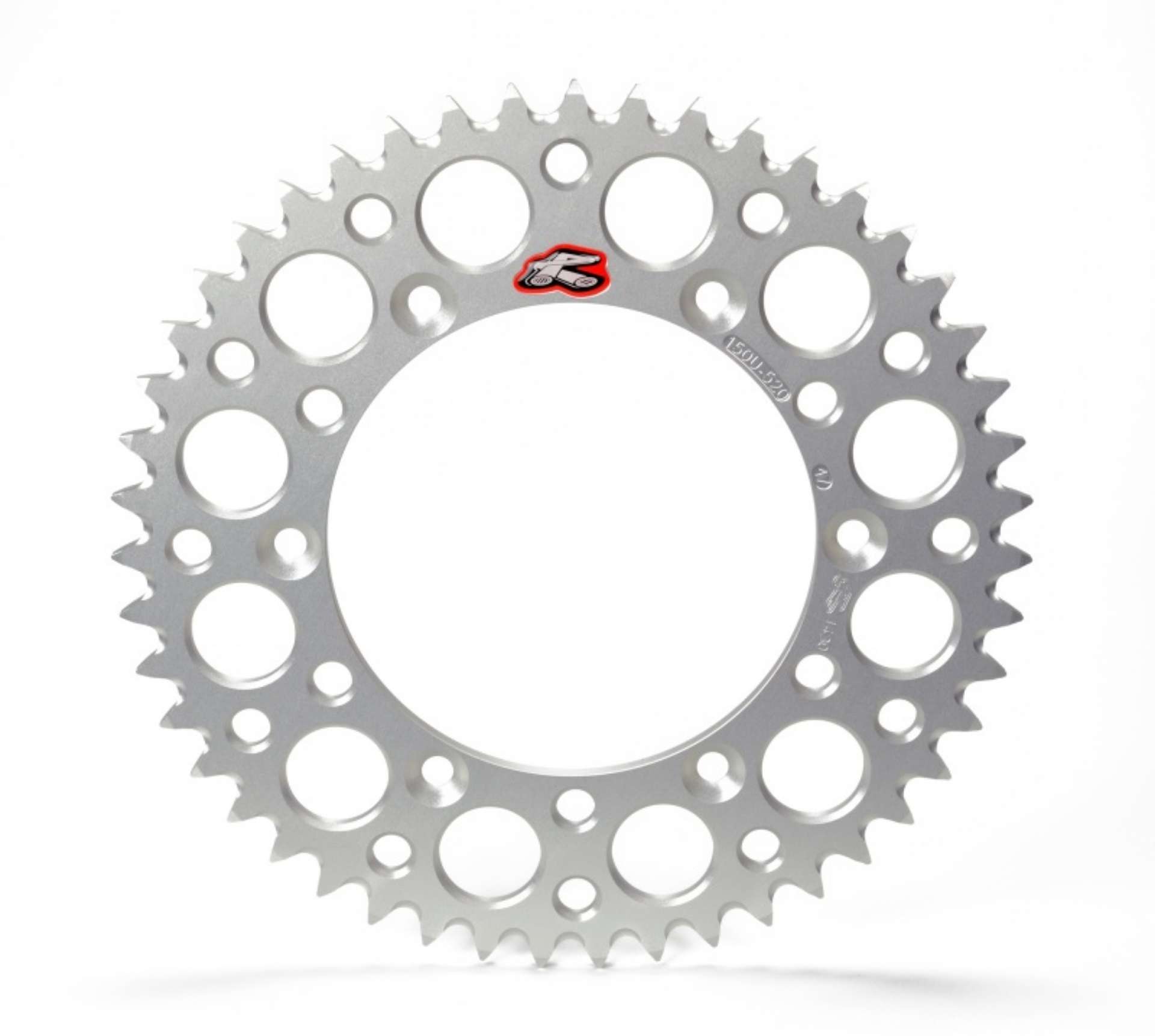 Picture of Renthal 91-24 KTM 125-525 EXC-SX-SX-F-XC-XC-W-XC-F Rear Grooved Sprocket - Silver 520-53P Teeth