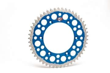 Picture of Renthal 2017- 20-23 Husqvarna FE250-350-450 Rear Twinring - Blue 520-52P Teeth