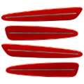 Picture of Oracle 05-13 Chevrolet Corvette C6 Concept Sidemarker Set - Clear - Cobalt Red 27U