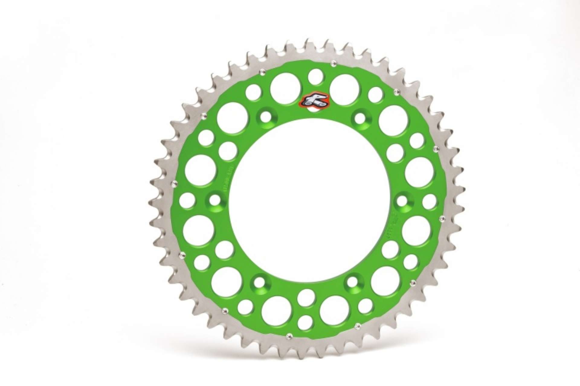 Picture of Renthal 20-22 Kawasaki KLX300R Rear Twinring - Green 520-50P Teeth