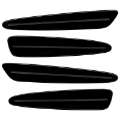 Picture of Oracle 05-13 Chevrolet Corvette C6 Concept Sidemarker Set - Tinted - Black GBA