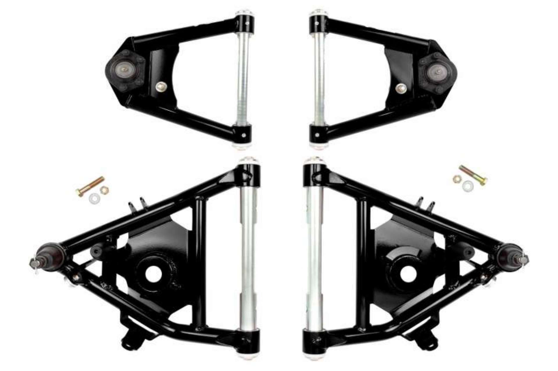 Picture of UMI Performance 73-87 GM C10 Street Performance A-Arm Kit - Black