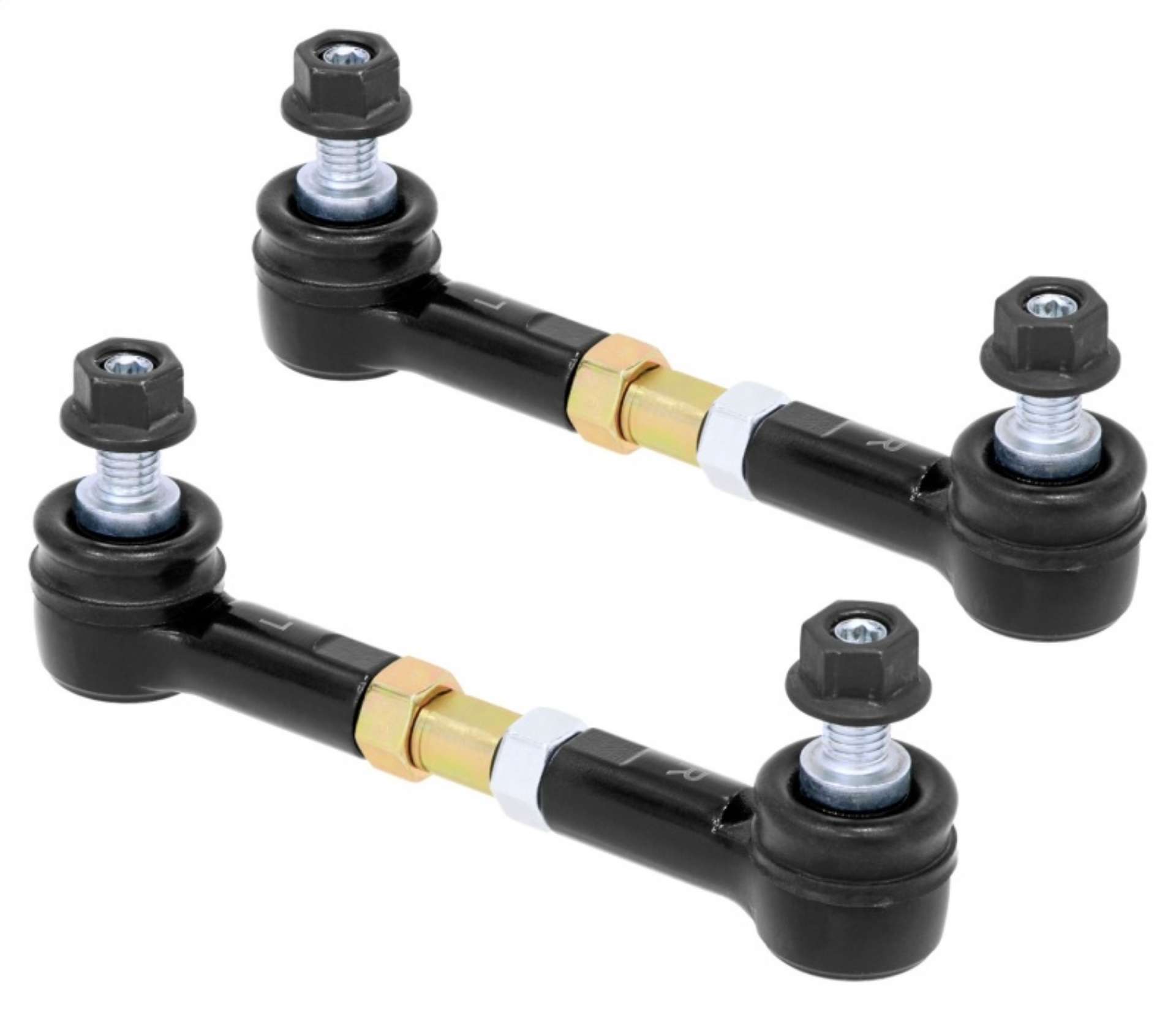 Picture of RockJock Adjustable Sway Bar End Link Sealed Rod End Joint 3 1-2in Long 1-2in LH-RH Thread