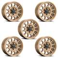 Picture of Ford Racing 21-23 Bronco Excl Bronco Raptor 17x8-5 Method Bronze Wheel Kit